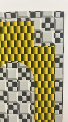 Untitled I: Abstract Sculpture, Mixed Media on Paper, Circa 2010