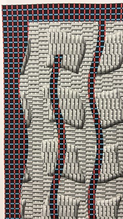 Abstract Sculpture, Mixed Media on Paper, Circa 2010