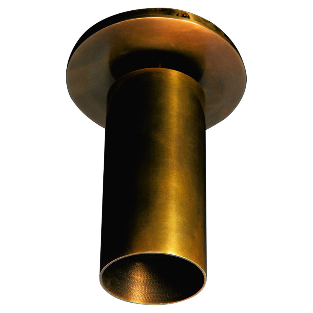 DUNLIN Jane St Spot Light, Tarnished Raw Brass