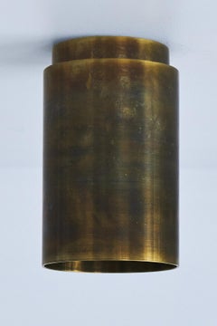 DUNLIN Mott St Pendant Light, Tarnished Raw Brass
