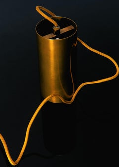 DUNLIN Mott St Pendant Light, Tarnished Raw Brass
