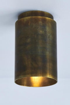 DUNLIN Mott St Spot Light, Tarnished Raw Brass