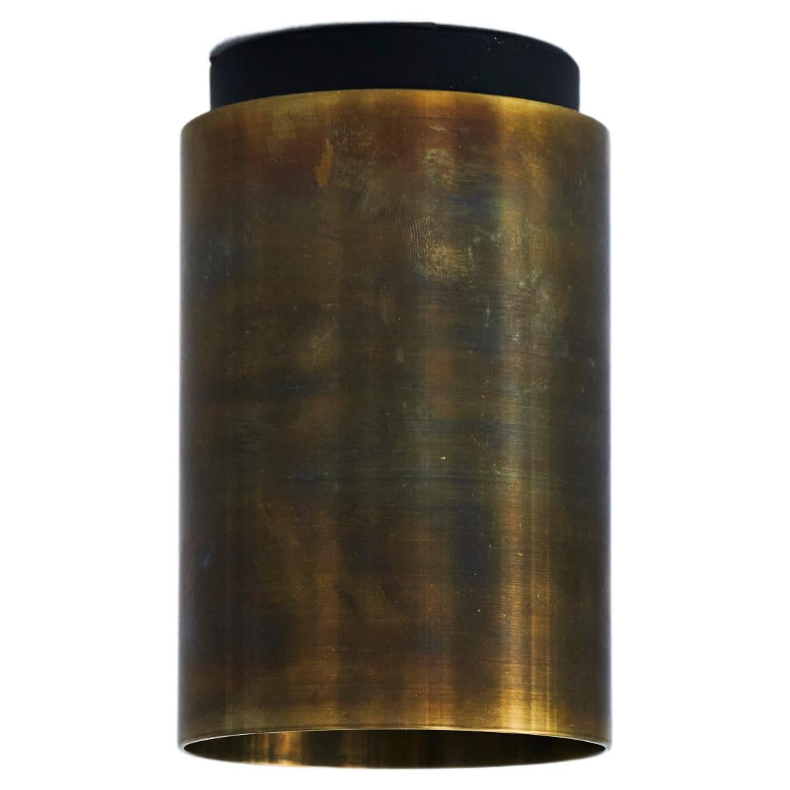 DUNLIN Mott St Spot Light, Tarnished Raw Brass For Sale