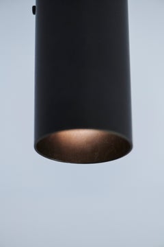 Spruce St Spot Light, Noir Blackened Brass by DUNLIN
