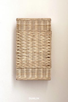 DUNLIN Applique da parete in rattan largo