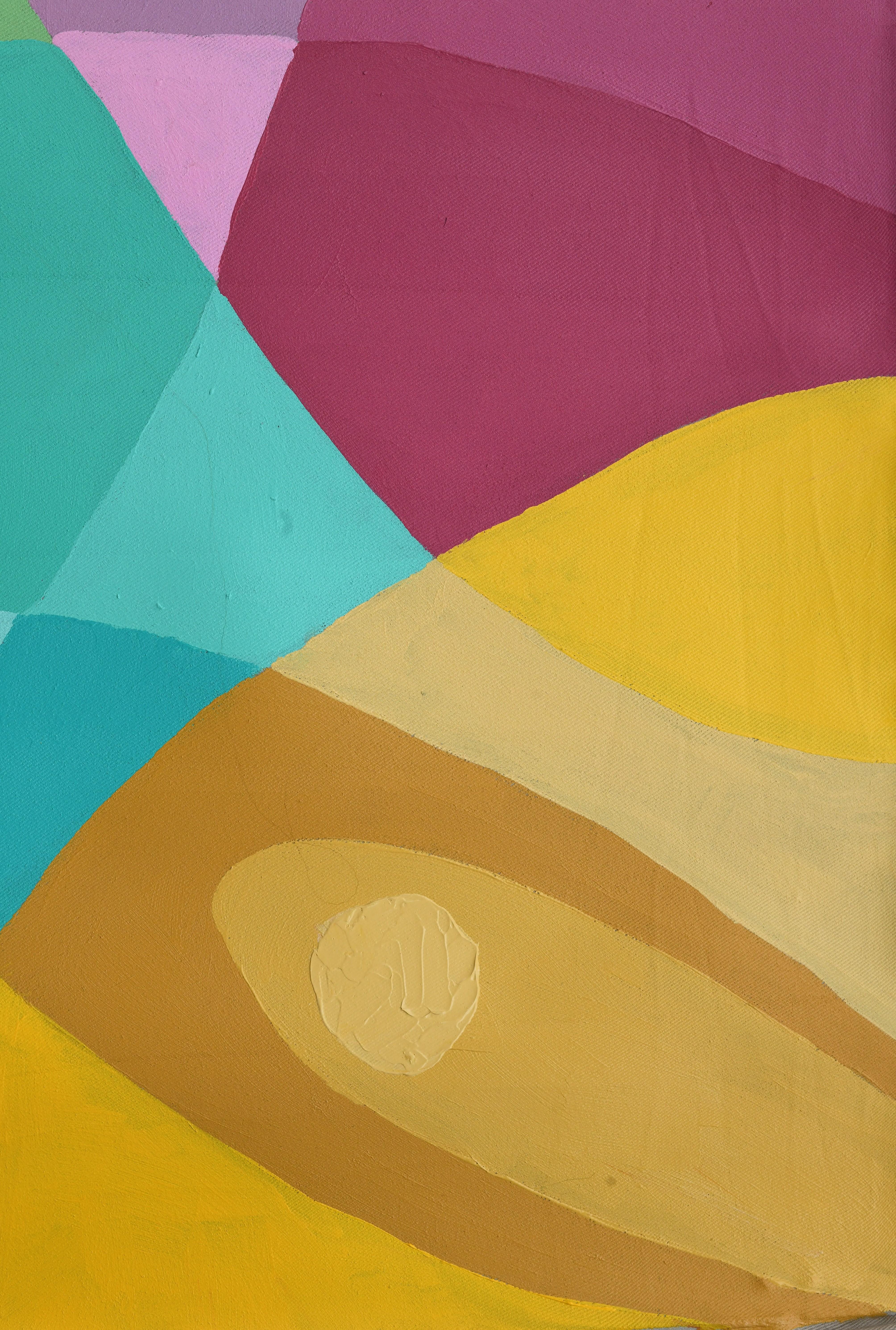 Essenz 3 (Geometrische Abstraktion), Painting, von Dunmade Ayegbayo