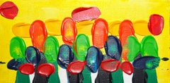 L'imperfection de ma vie - XXIe siècle, art contemporain, peinture abstraite, couleurs