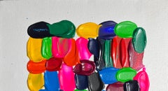 Das Leben, ich bin müde – 21. Jahrhundert, zeitgenössisch, abstrakte Malerei, Farben