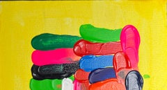 La vie n'est pas toujours blanche - XXIe siècle, art contemporain, peinture abstraite, couleurs