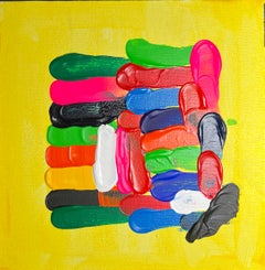 La vie n'est pas toujours blanche - XXIe siècle, art contemporain, peinture abstraite, couleurs