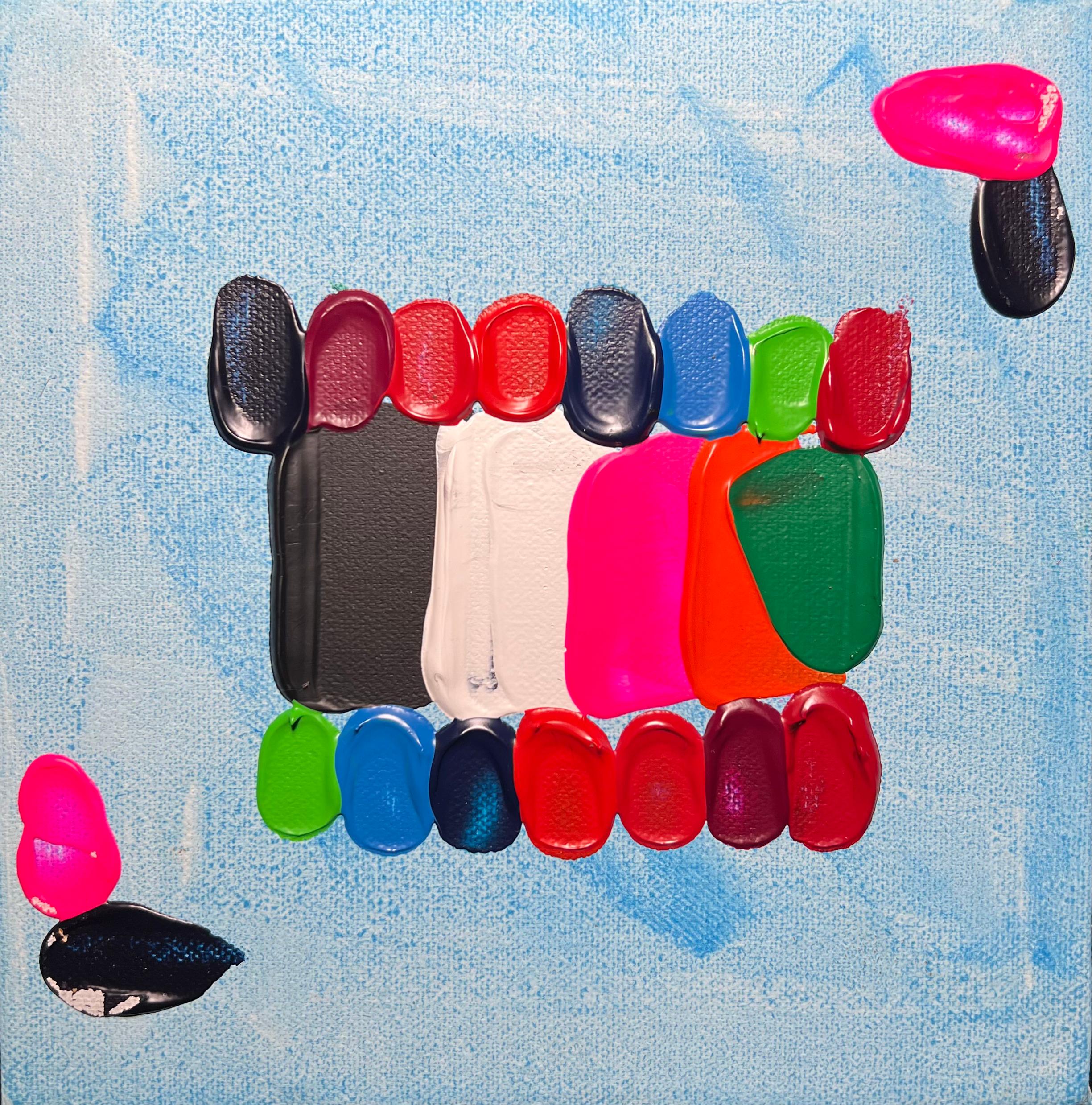 Dunmade Ayegbayo Interior Painting - Peace - 21st Century, Contemporary, Abstract Painting, Colours