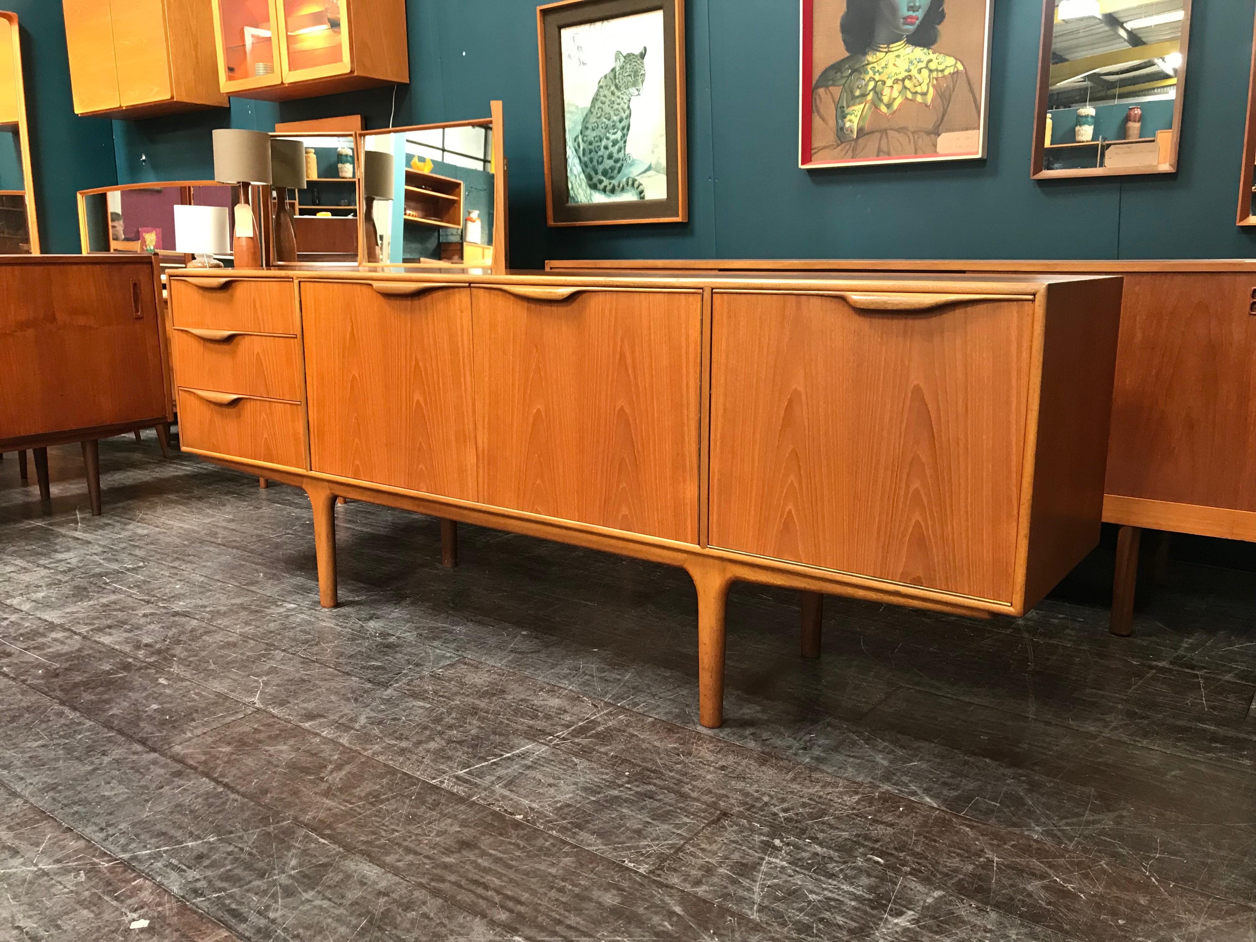 20th Century Dunvegan British Midcentury Teak Sideboard by Tom Robertson for A.H. McIntosh