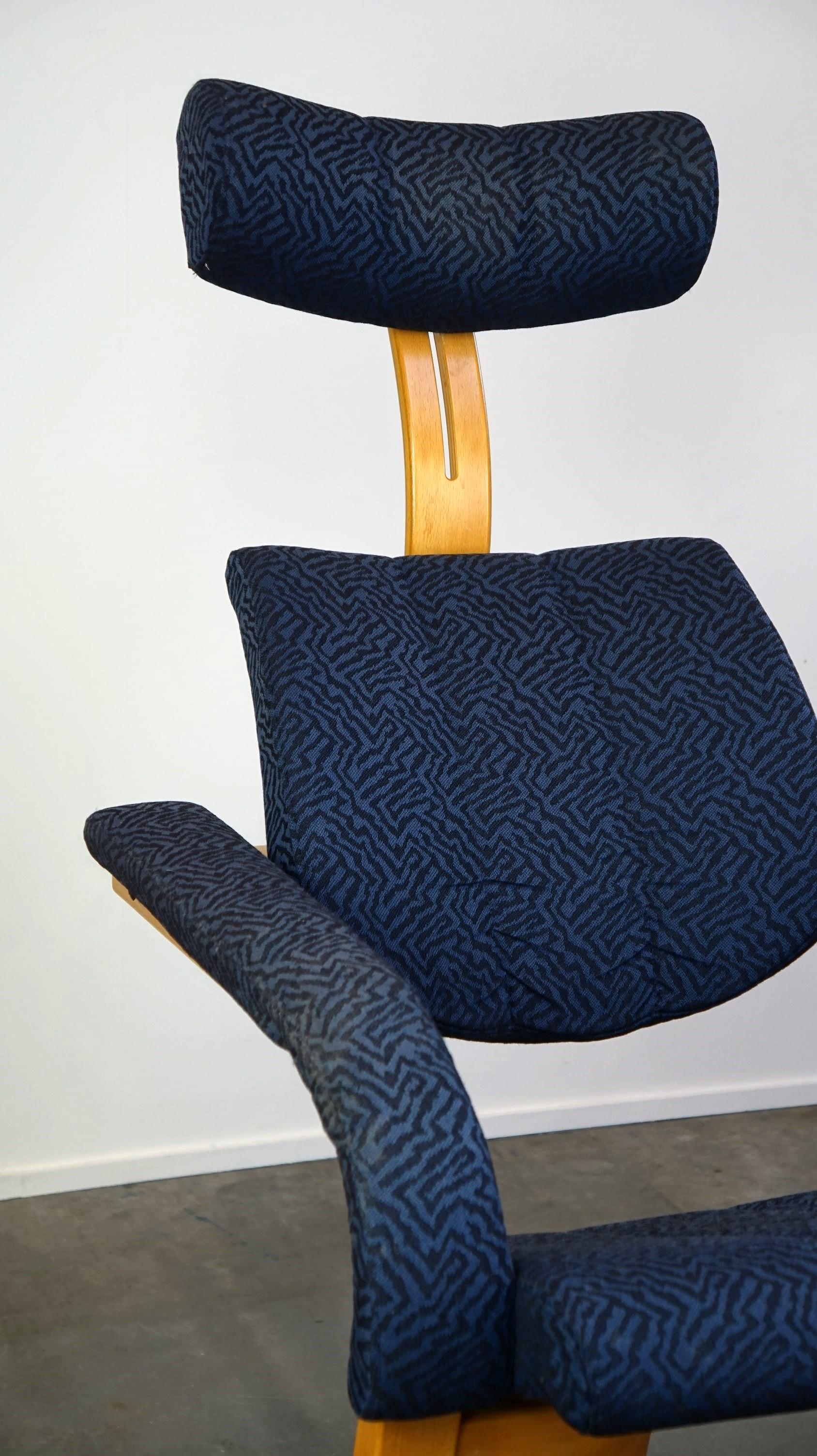 Duo Balance Arbeitsstuhl/Designsessel von Peter Opsvik für Stokke im Angebot 4