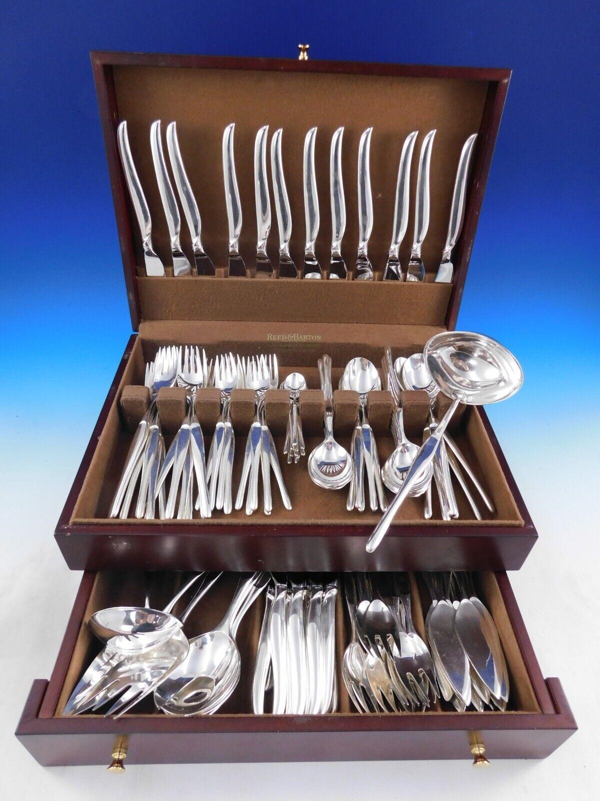With a dedication to perfection and quality, Christofle flatware creations unite craftsmanship and modern technique, resulting in flatware to be handed down through generations. 


Duo aka Silver Wing by Christofle France estate Silverplate Flatware