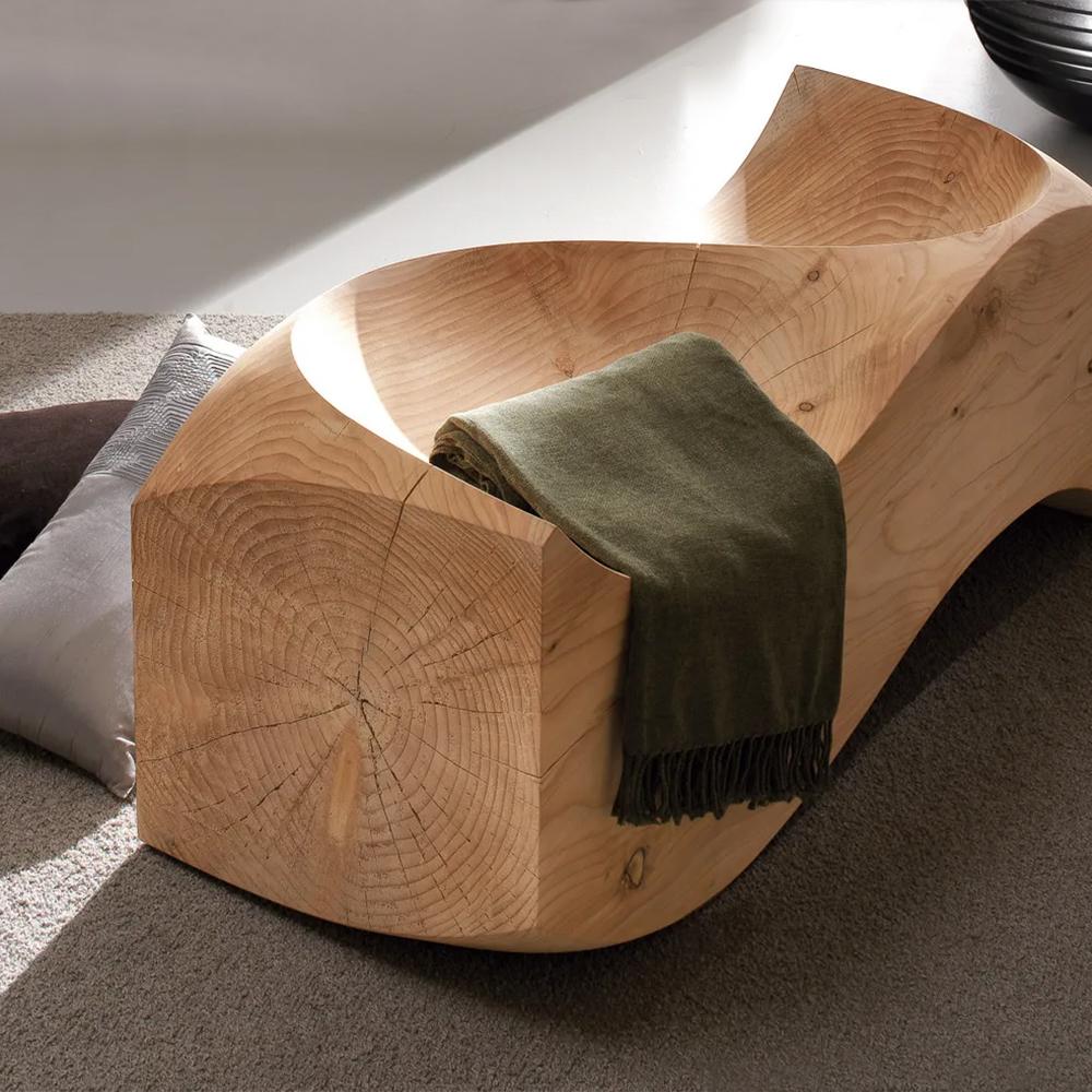 XXIe siècle et contemporain Banc en cèdre Duo en vente
