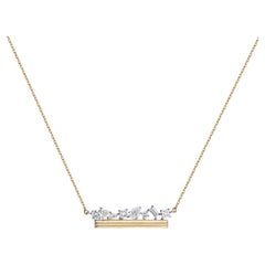 Duo Colum Bar Necklace