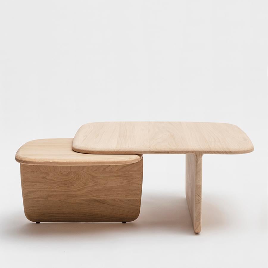Duo Oak Couchtisch (Französisch) im Angebot