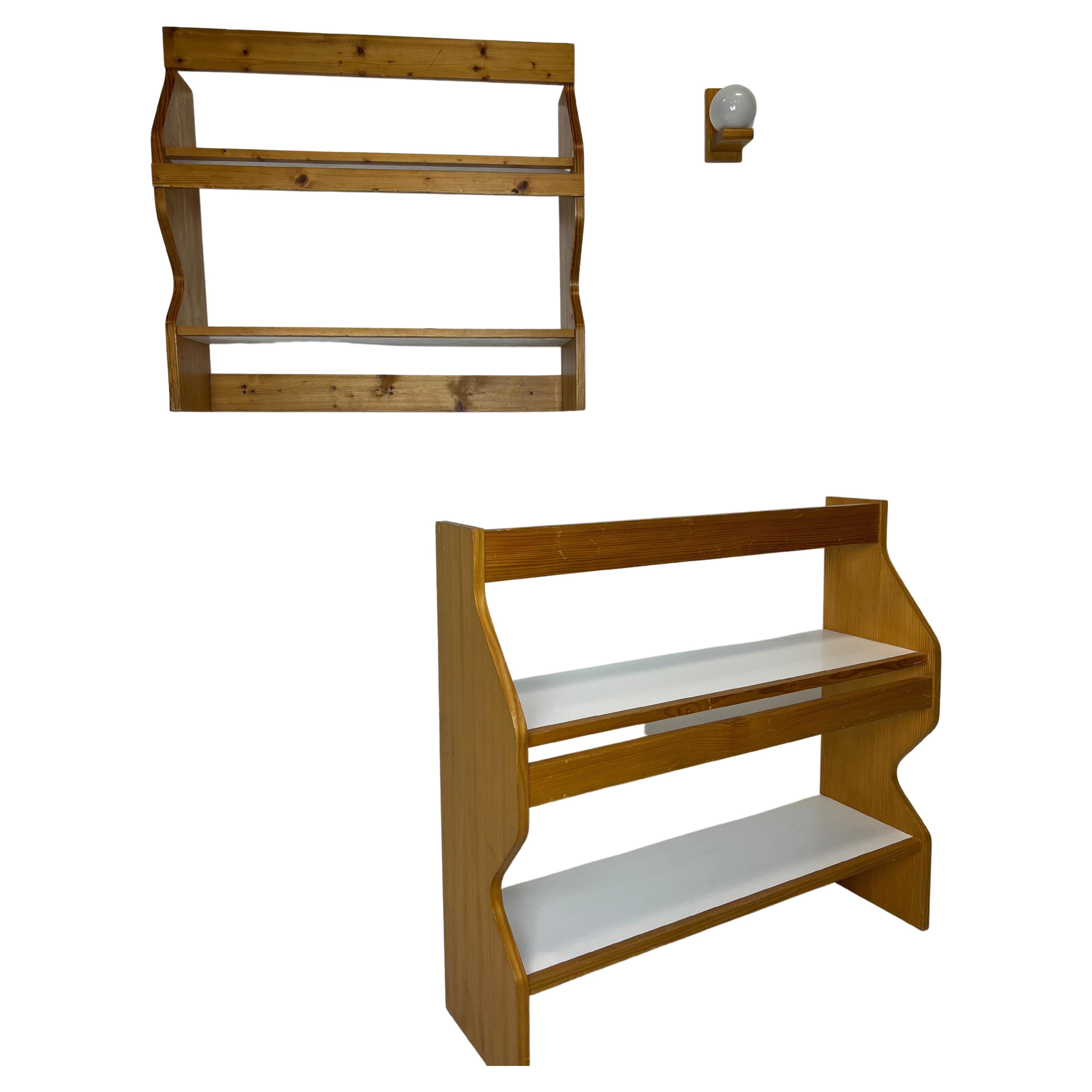 Duo of Dresser Shelves by Charlotte Perriand