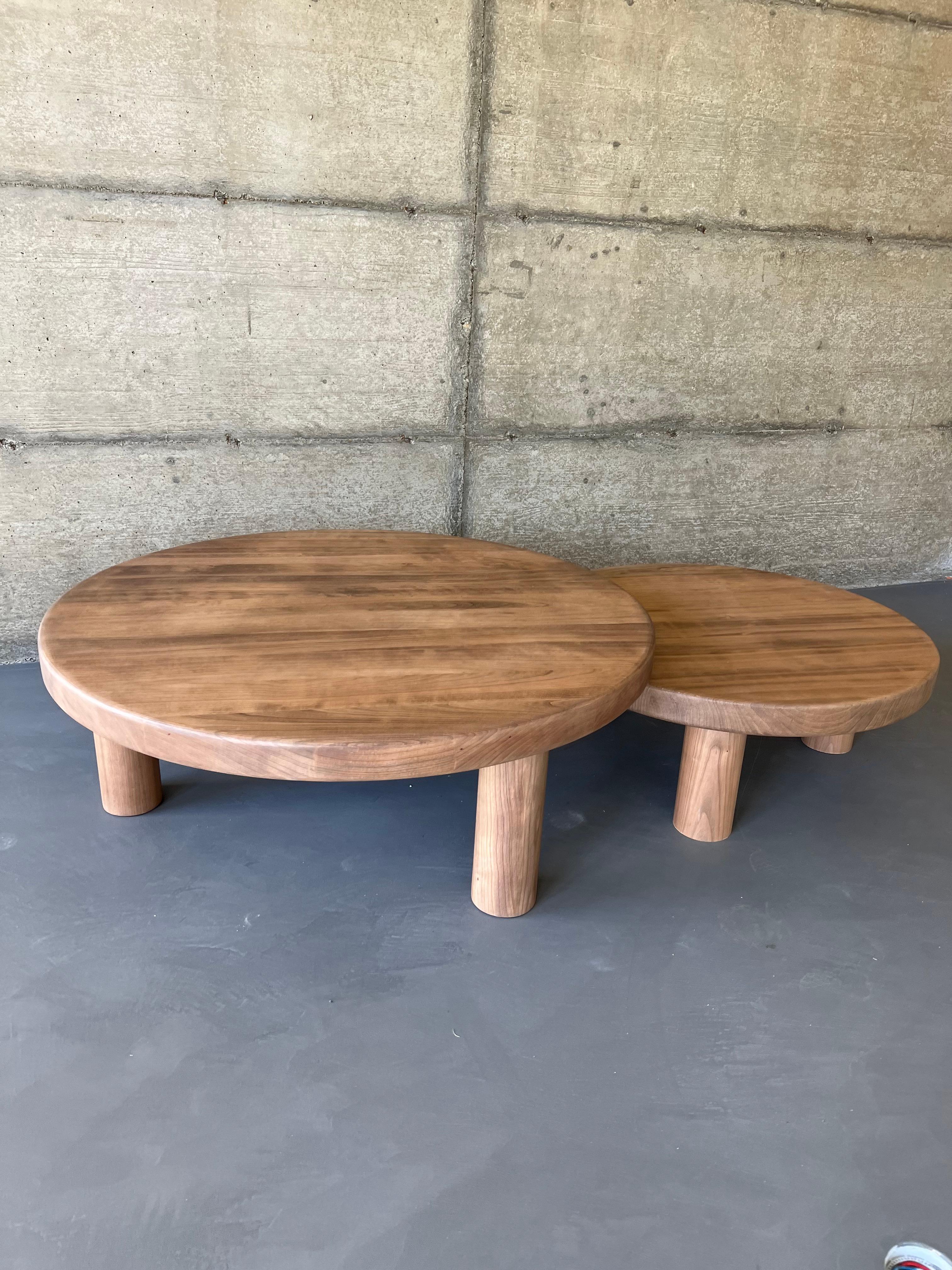 solid cherry wood coffee table