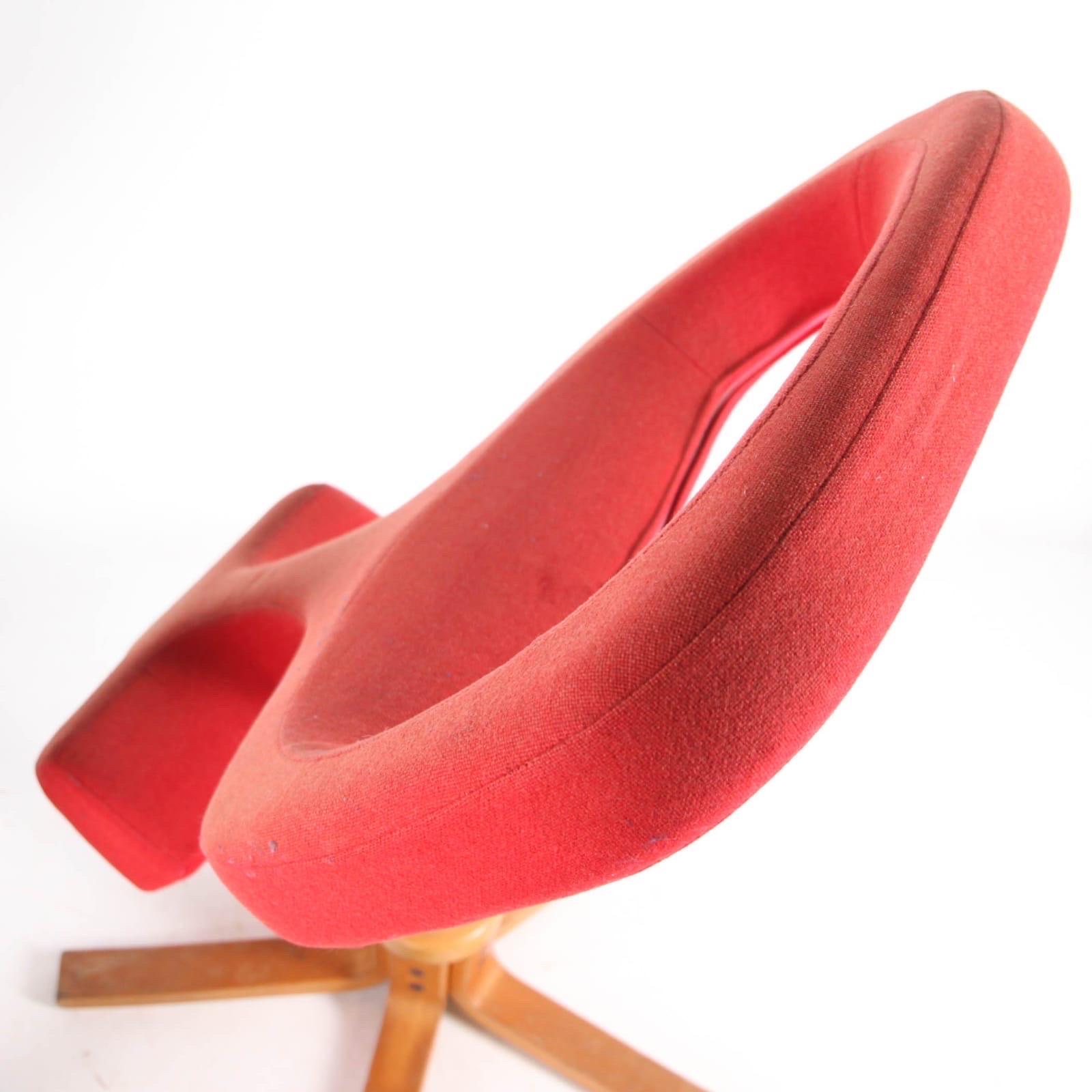Wood Duo of Peter Opsvik chairs For Sale