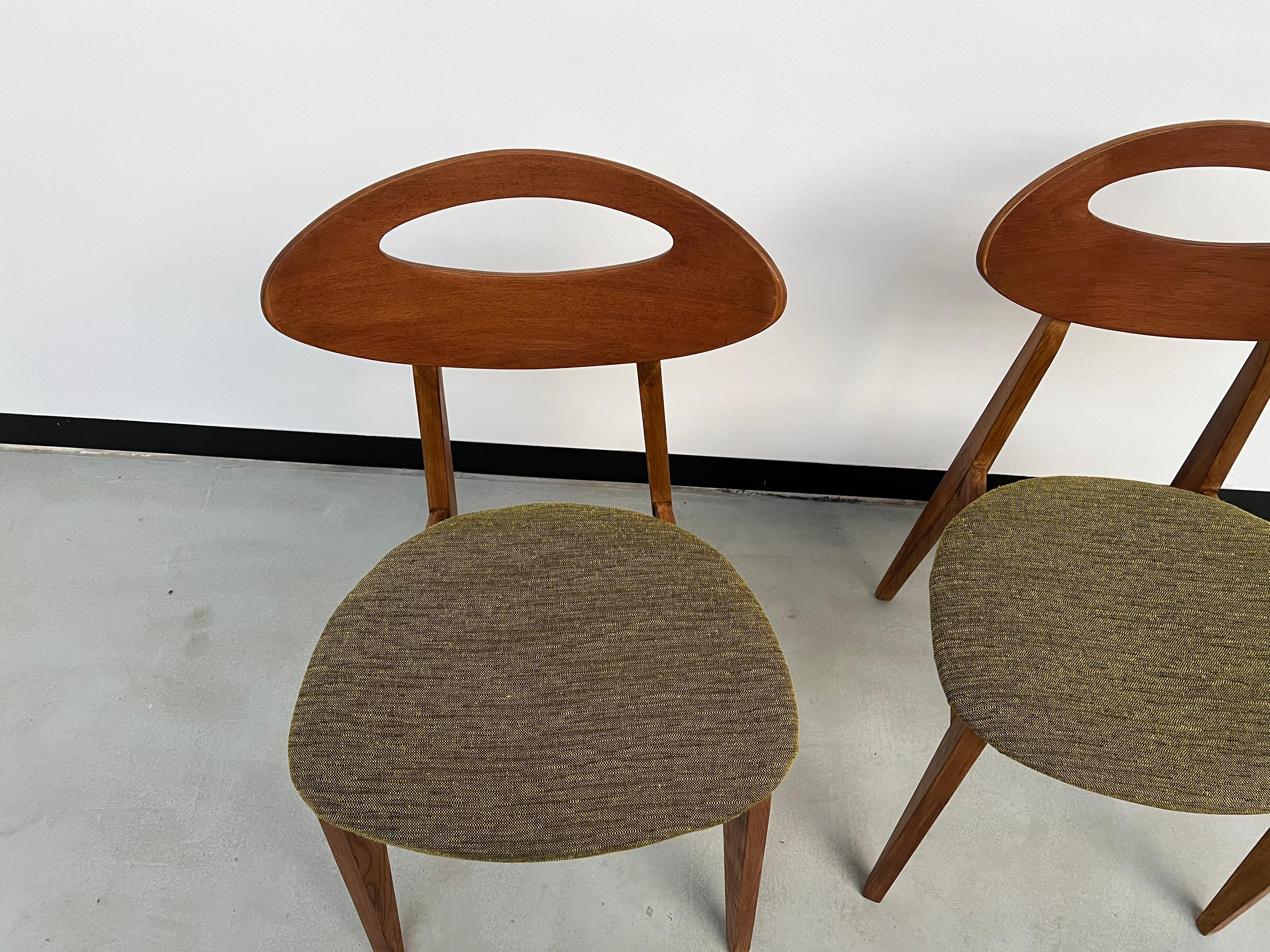 Duo of Roger Landault chairs for Sentou, France 50's 4