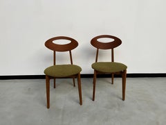 Duo of Roger Landault chairs for Sentou, France 50's