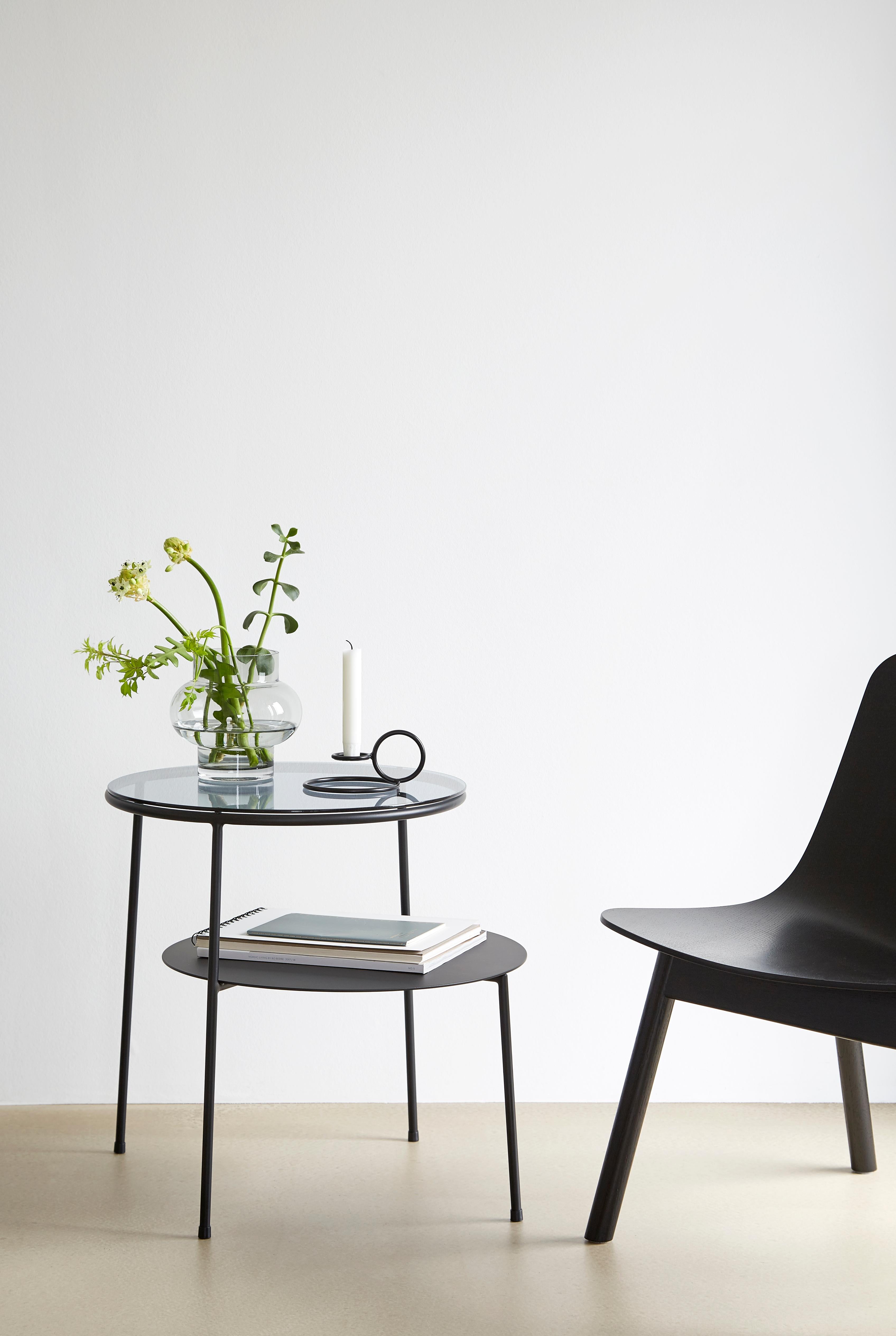 Danish Duo Side Table by Chifen Cheng For Sale