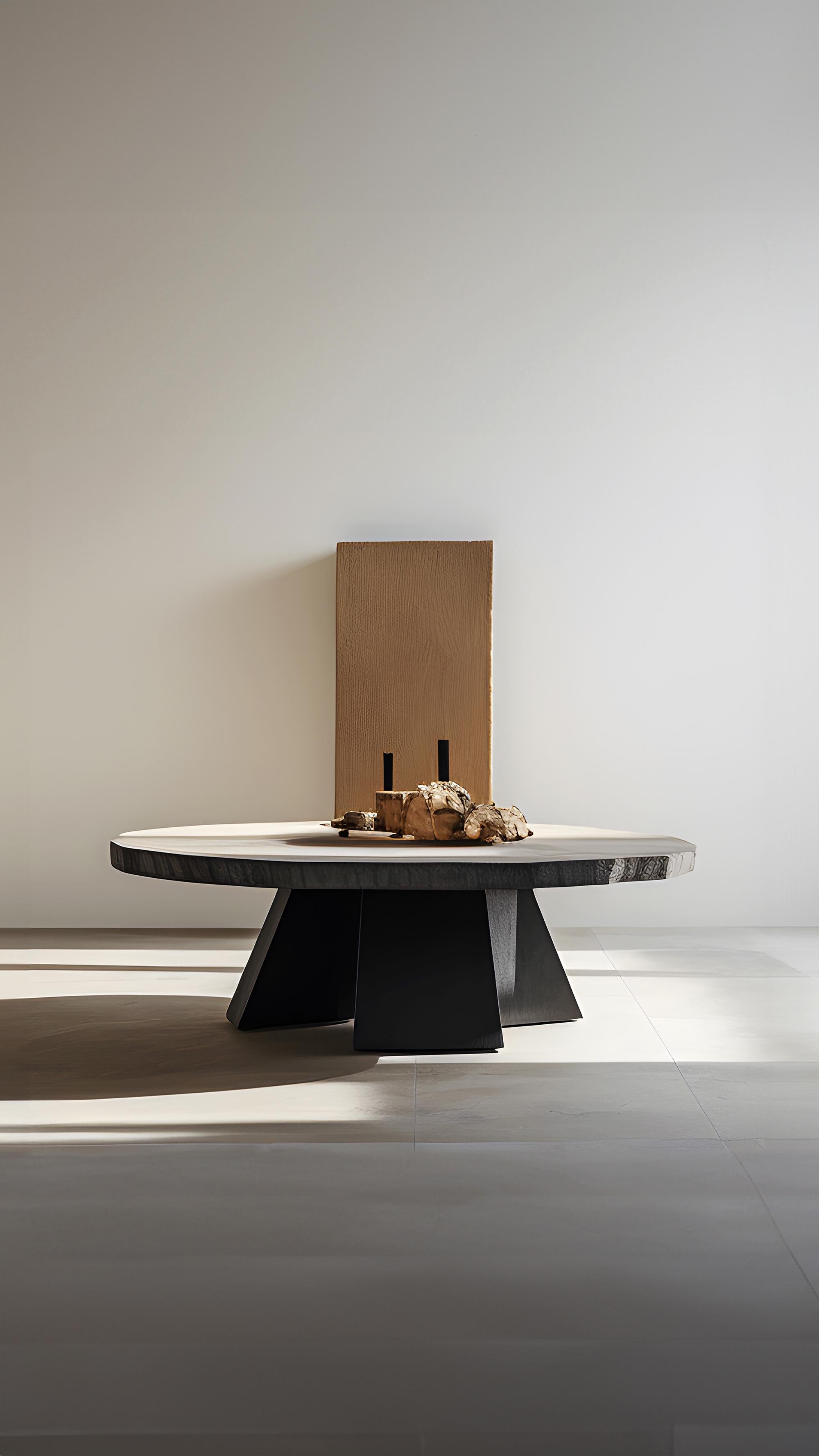 Duo-Tone Square Coffee Table - Dynamic Fundamenta 35 by NONO For Sale 3