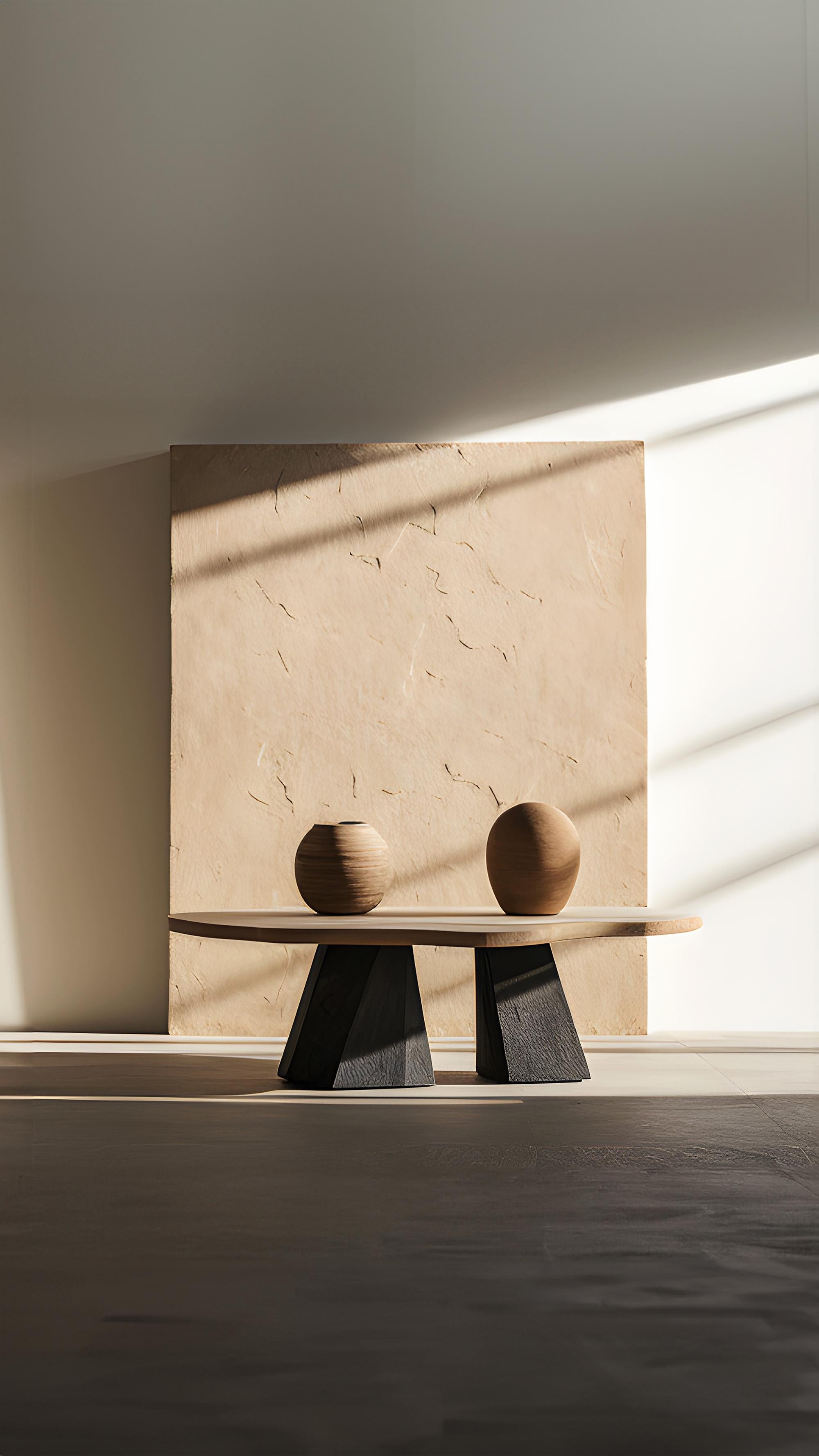 Duo-Tone Square Coffee Table - Dynamic Fundamenta 35 by NONO For Sale 1