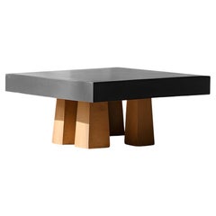 Duo-Tone Square Coffee Table - Dynamic Fundamenta 35 by NONO
