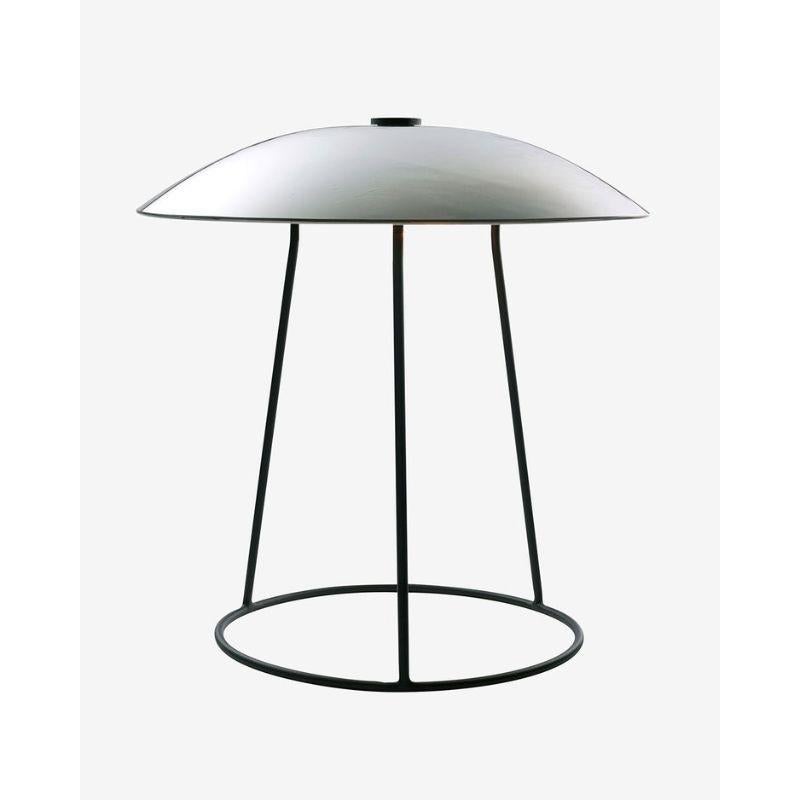 Modern Duomo Table Light, Silver & Large by RADAR For Sale