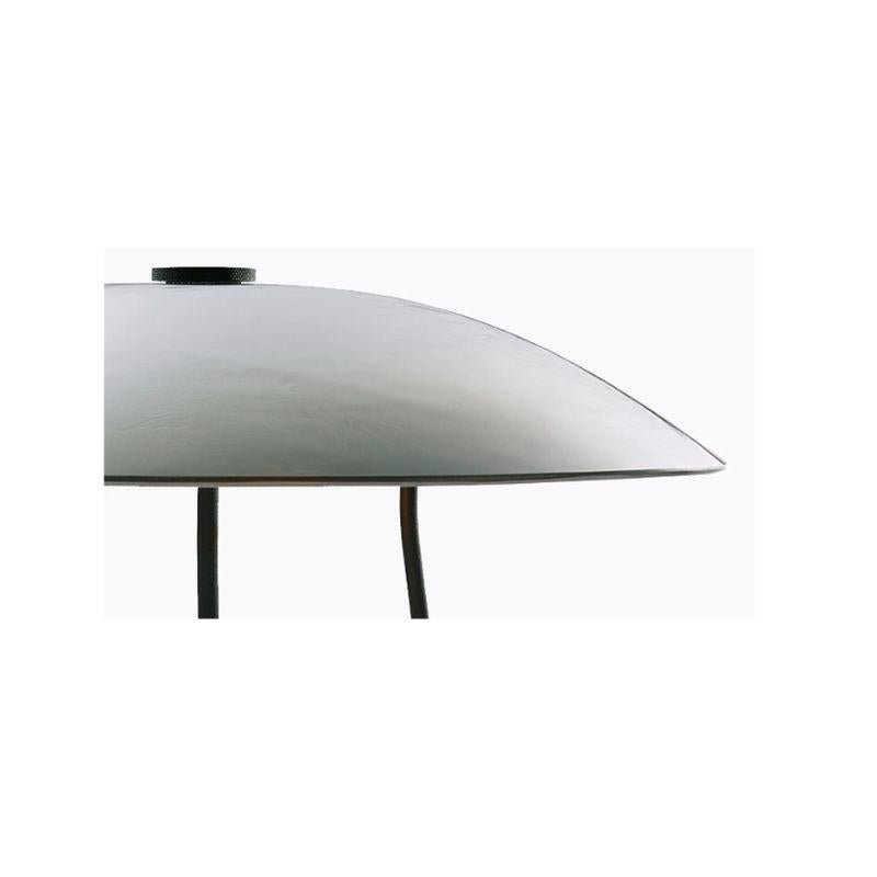 Lámpara de mesa Duomo, plateada y pequeña by Radar Francés en venta
