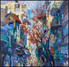 'Ha Ba Trung Street' Impressionist Painting