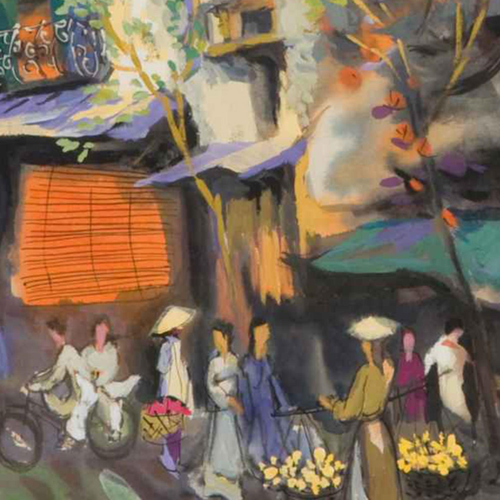 Duong Viet Nam est un artiste contemporain vietnamien connu pour son style de peinture post-impressionniste. Il capture souvent des scènes de ville pendant les moments les plus animés de la journée.  Dans ses peintures, on remarque l'architecture