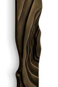 Duorum Door Pull - Handcrafted Aged Brass - PullCast