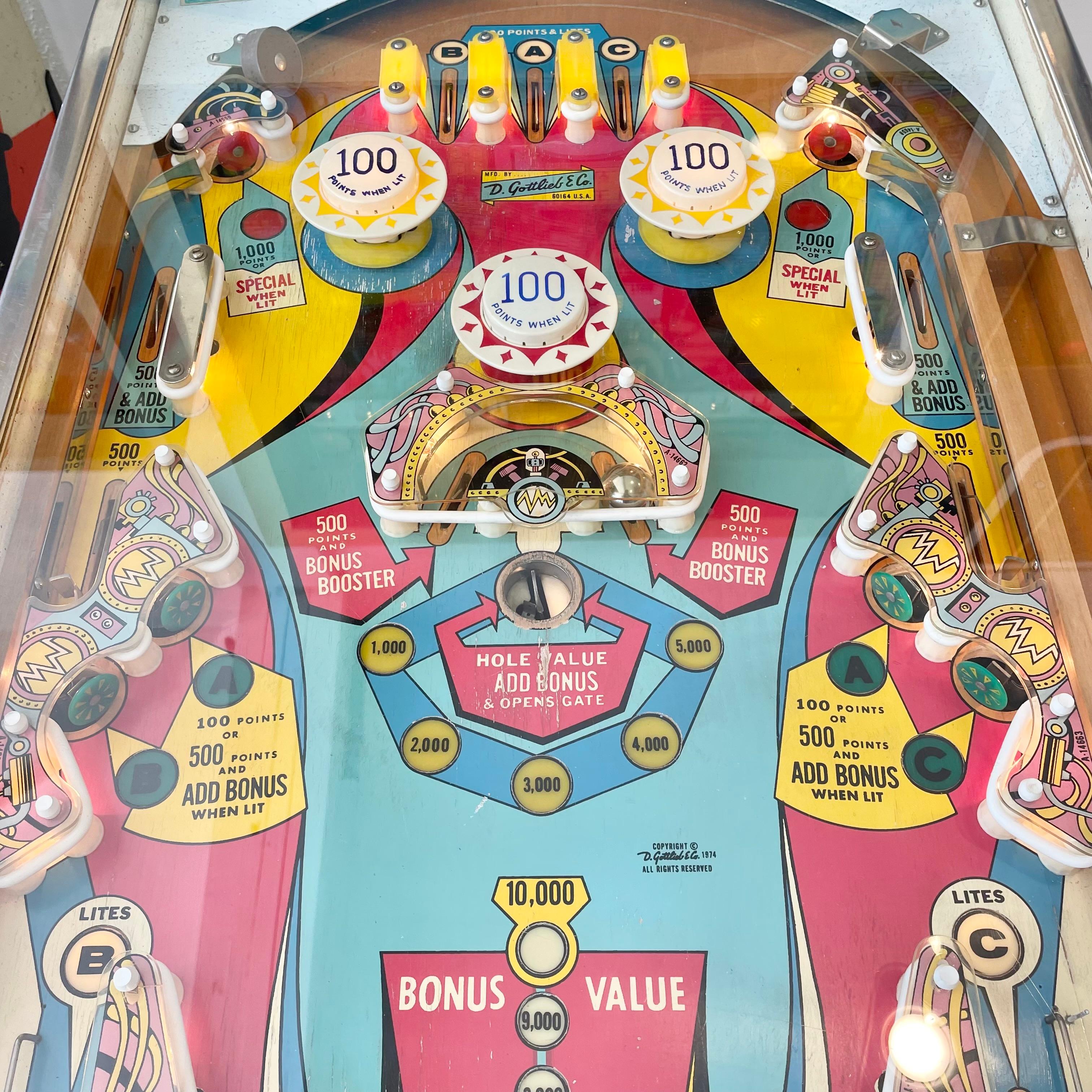 Duotron Pinball Arcade Game, 1974 USA For Sale 6