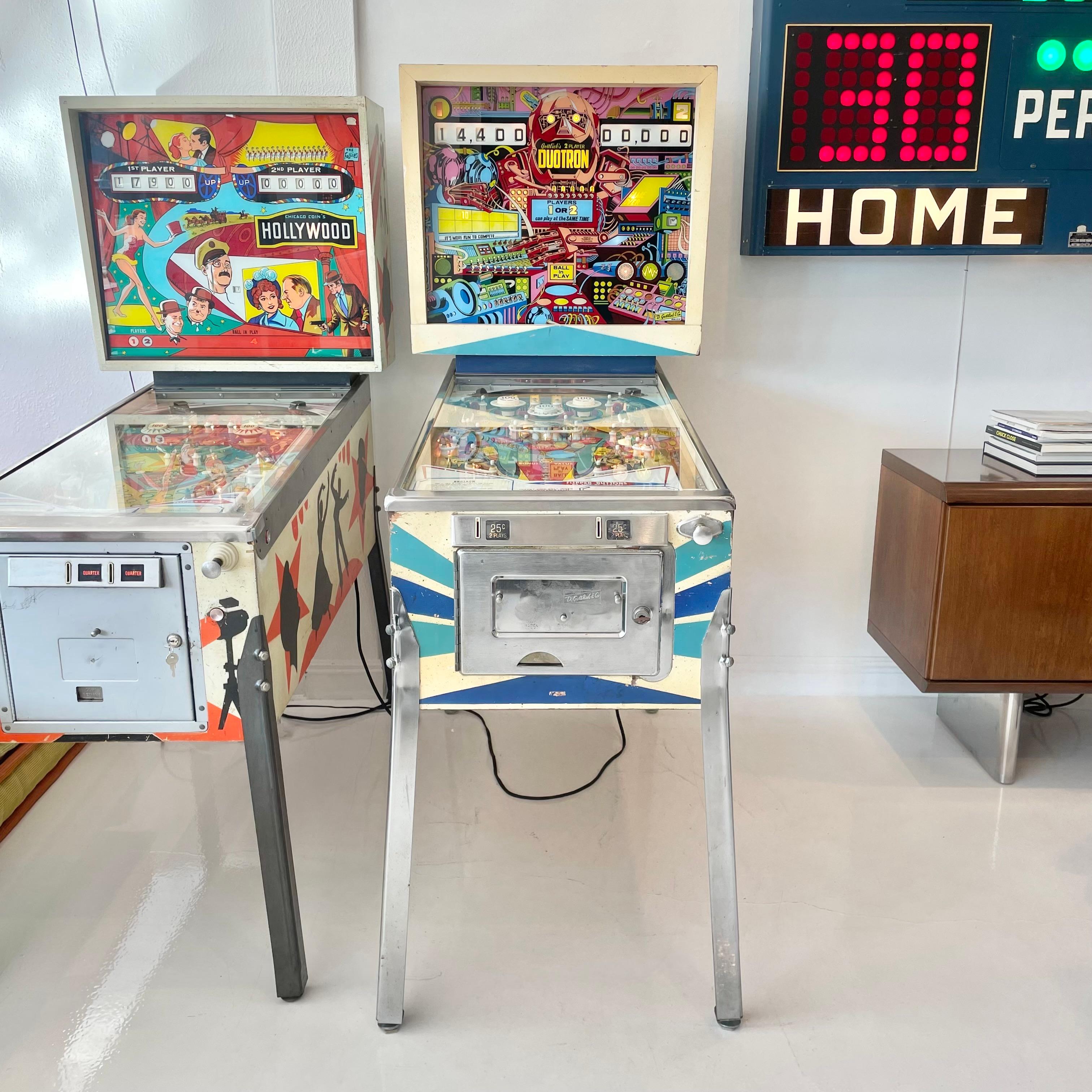 American Duotron Pinball Arcade Game, 1974 USA For Sale