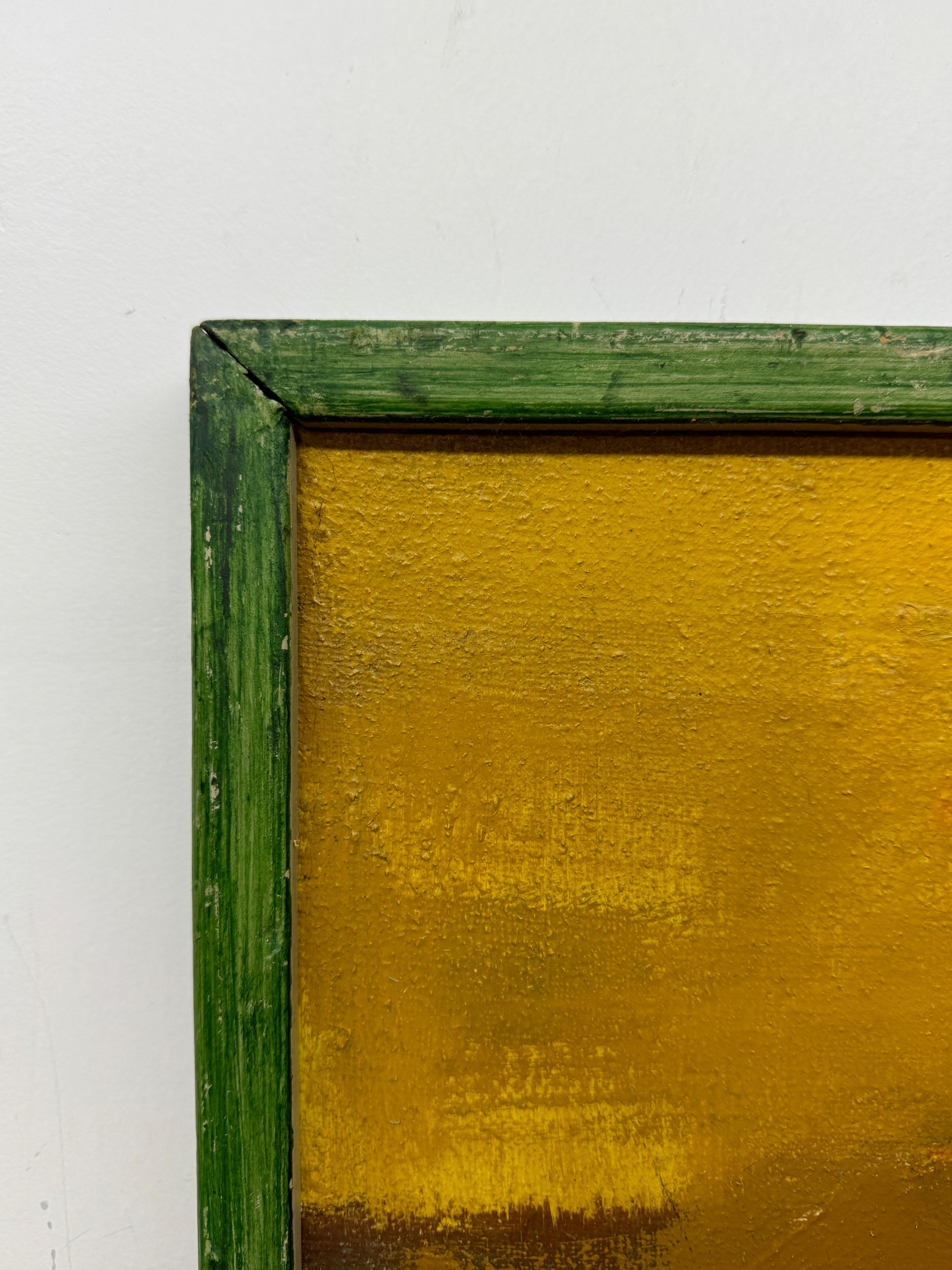 Pittura a olio su tela degli anni '50 
