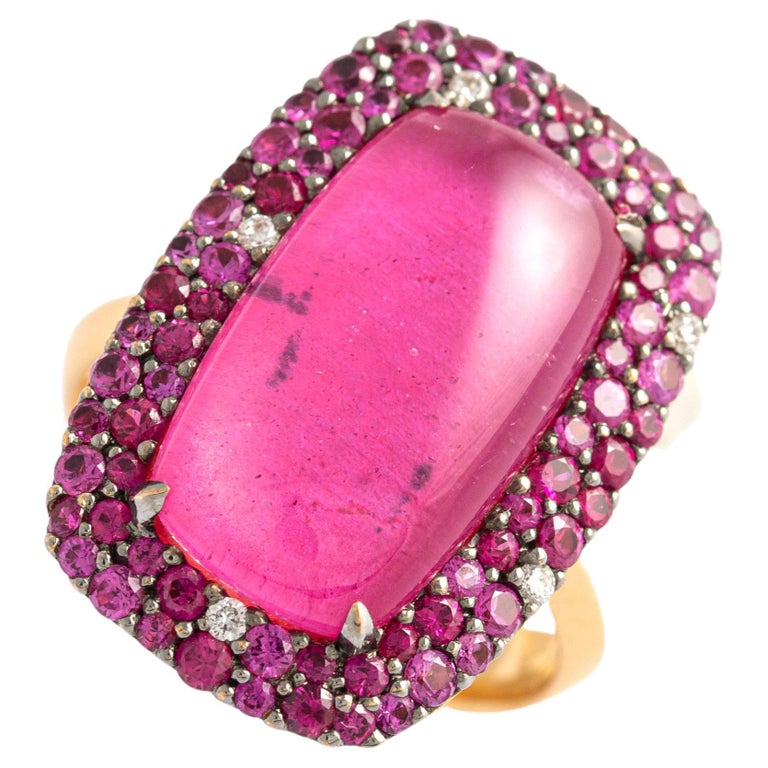 Duplet Ruby Sapphire Ring For Sale at 1stDibs