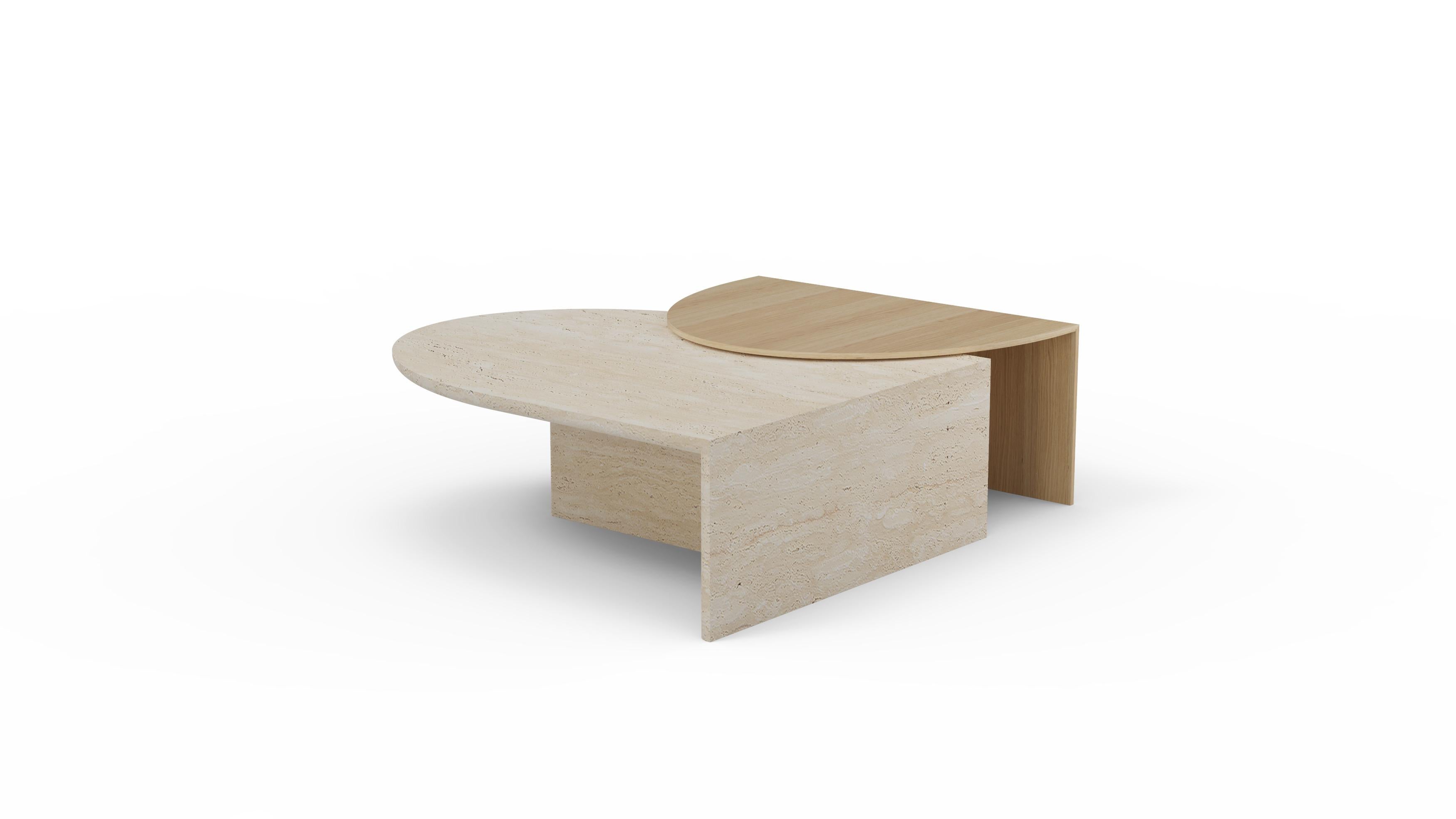 Postmoderne Table centrale Duplex en chêne de Mambo Unlimited Ideas en vente