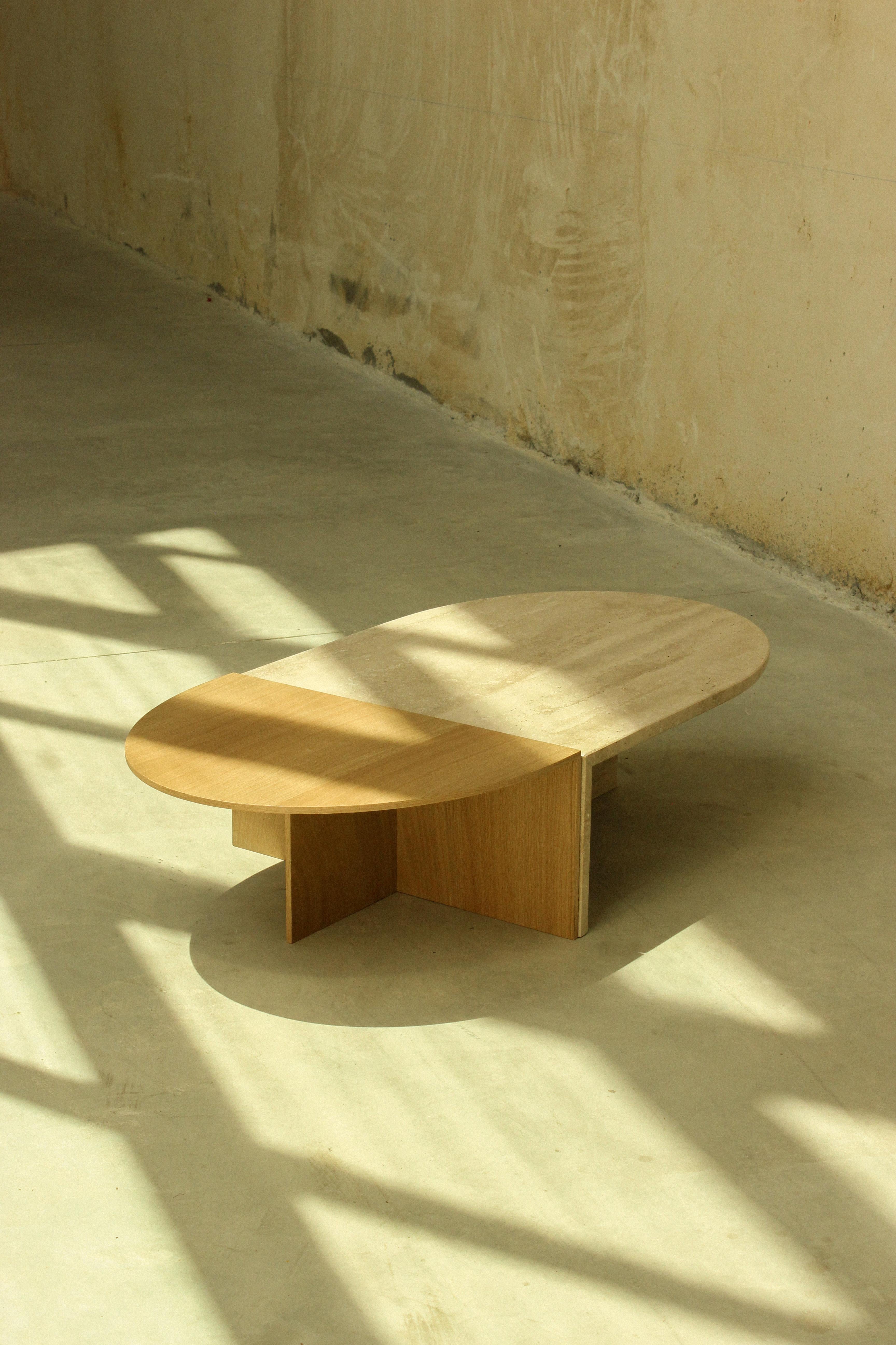 Laqué Table centrale Duplex Salmon de Mambo Unlimited Ideas en vente