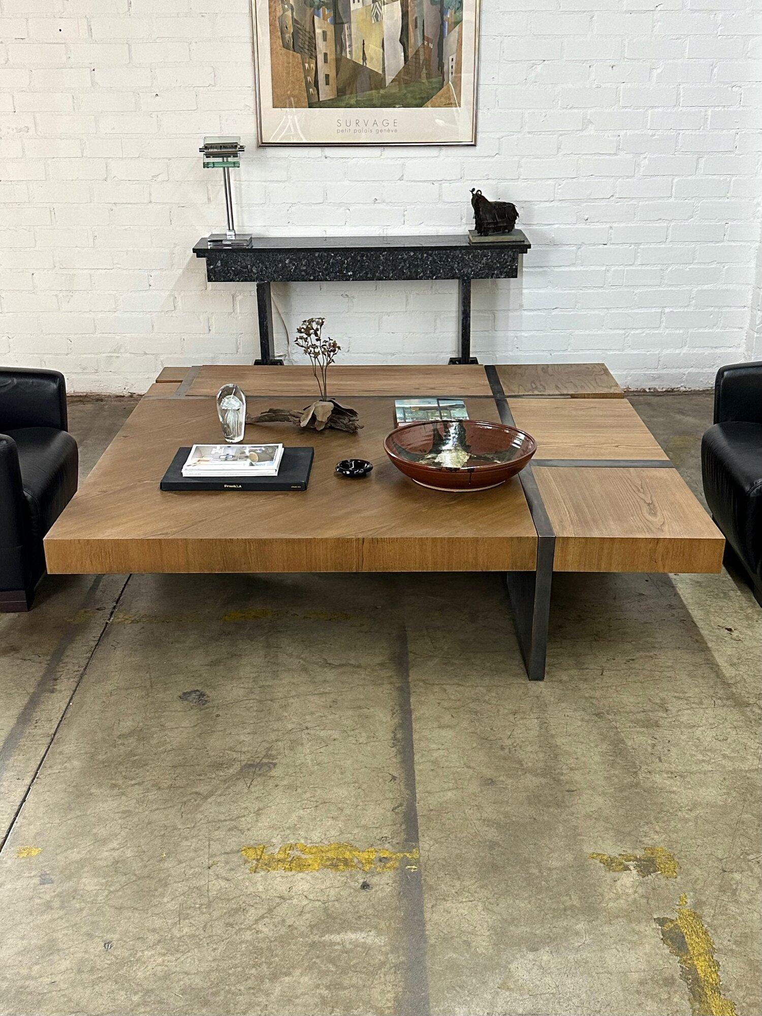 Chêne Table Duplex d'Hudson Furniture New York en vente