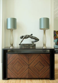 Duplo U Contemporary and Customizable Sideboard in Lignum Vitae by Luísa Peixoto