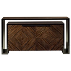 Duplo U Contemporary and Customizable Sideboard in Lignum Vitae by Luísa Peixoto