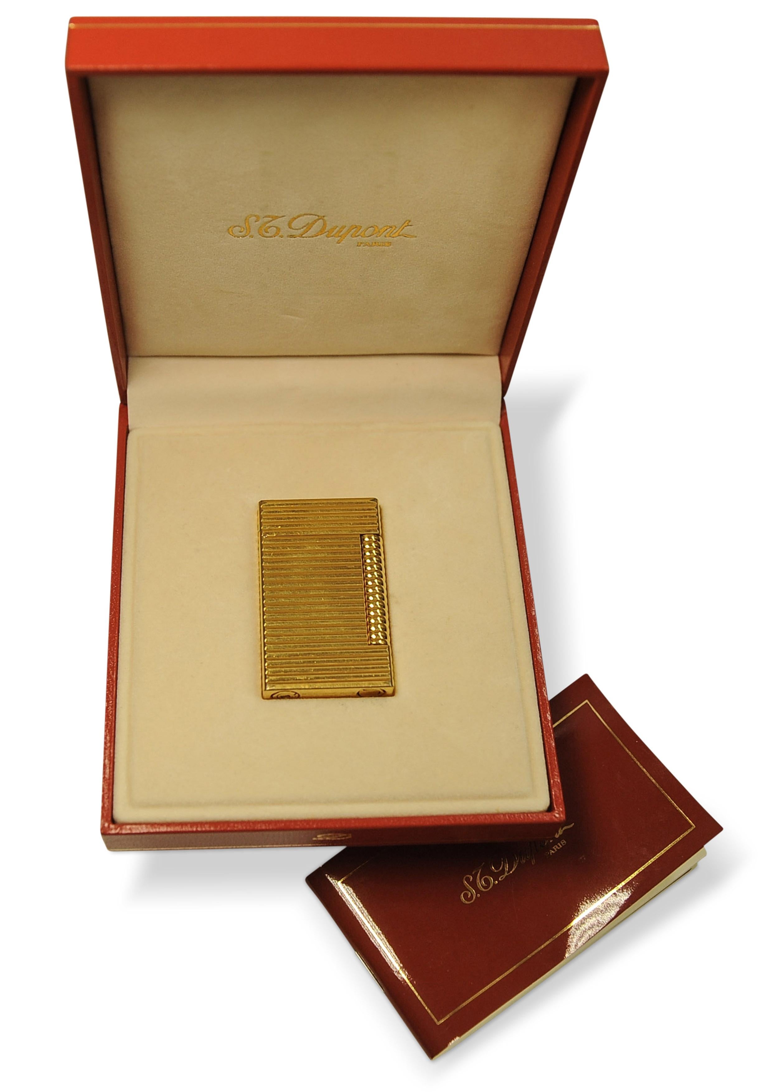 briquet dupont or massif poinçon prix