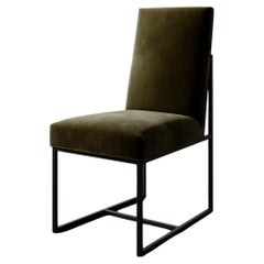 Dupont Dining / Desk Side Chair in Performance Velvet by Christiane Lemieux