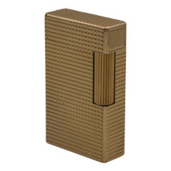 Accendino tascabile Dupont placcato oro, 1975 circa