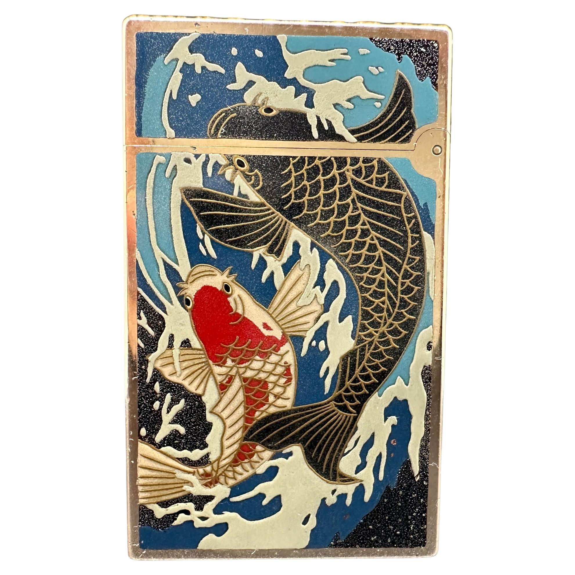 Dupont Maki-E (蒔絵, Gold Plated and Lacquer Rare Lighter