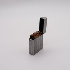 DUPONT Paris 1940-1945 Deco Petrol Pocket Lighter In Solid Aluminum