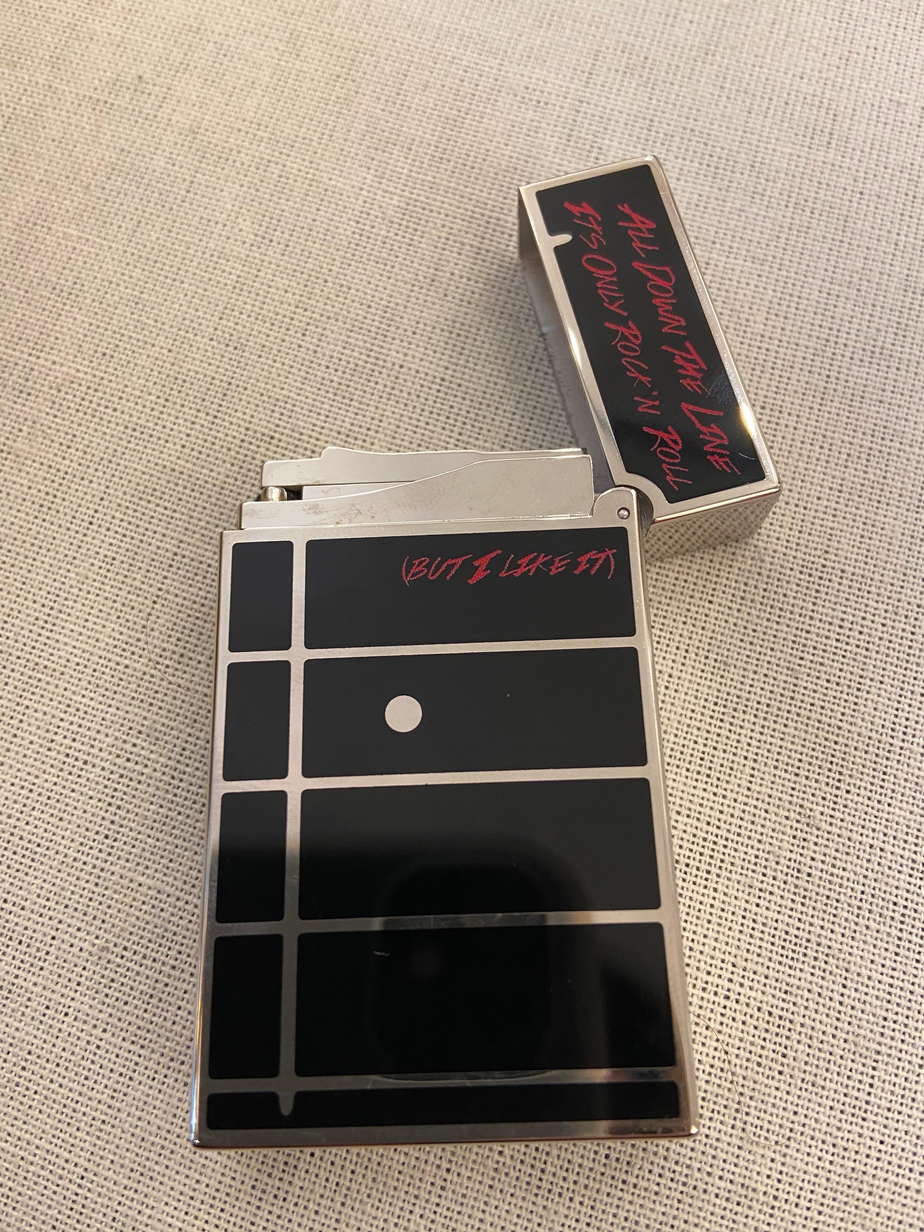 Dupont Rolling Stones Ligne 2 Limited Edition Lighter In Excellent Condition In Saint Ouen, FR